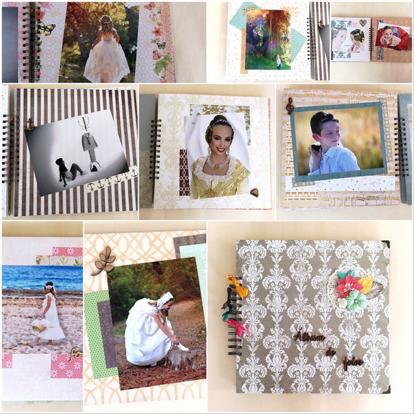 Álbum fotográfico Scrapbook personalizado - Trocitos de mí