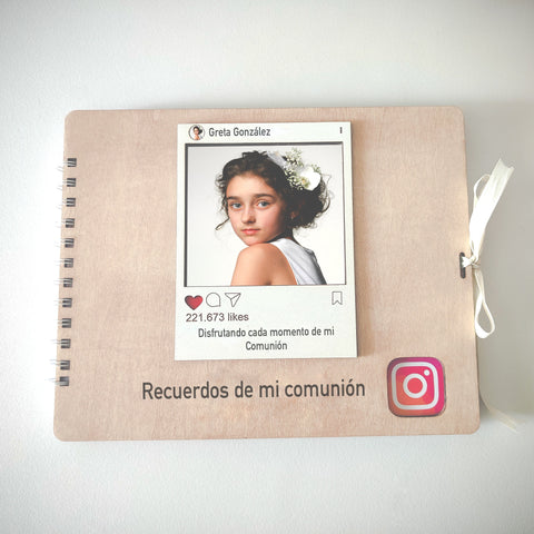 Álbum y libro de firmas Instagram - Trocitos de mí