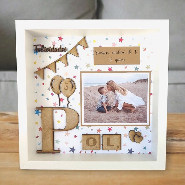 Cuadro celebración bodas , bautizos ... - Trocitos de mí