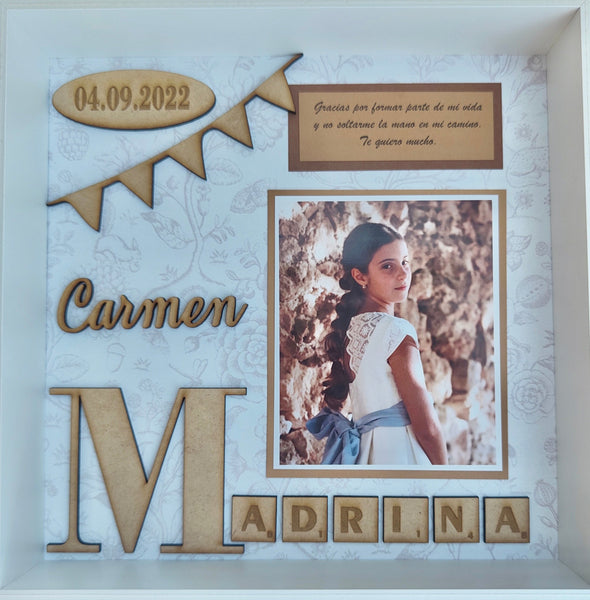Cuadro celebración bodas , bautizos ... - Trocitos de mí